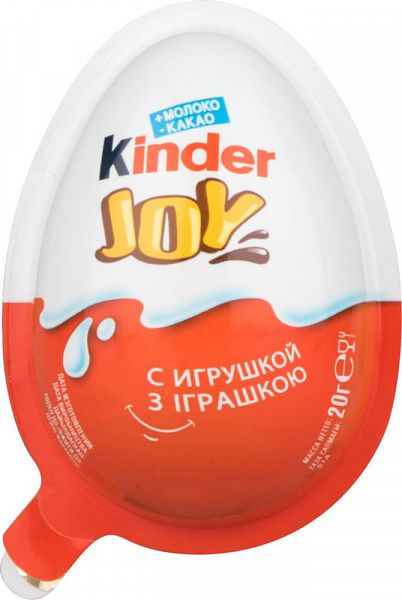 Купить кондитерское изделие Kinder joy с игрушкой 20 г, цены на Мегамаркет | Артикул: 100023331905