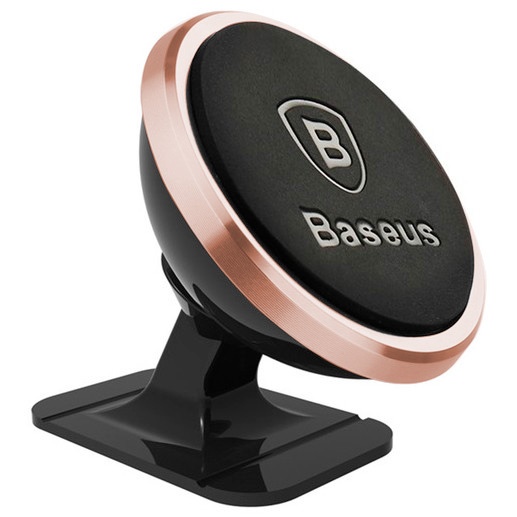 Автомобильный держатель магнитный Baseus 360-degree Rotation - Rose Gold (SUGENT-NT0R) - купить в Baseus.studio, цена на Мегамаркет