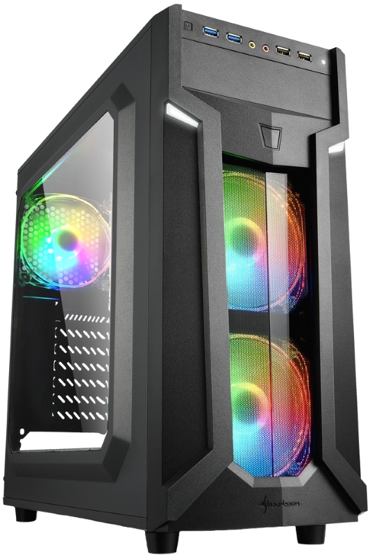 Корпус компьютерный Sharkoon VG6-W RGB