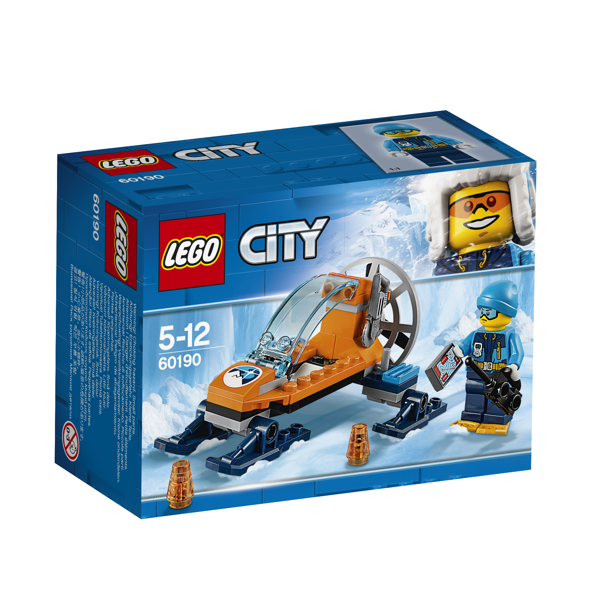 Отзывы о конструктор LEGO City Arctic Expedition Аэросани 60190 - отзывы  покупателей на Мегамаркет | конструкторы LEGO 60190 - 100023551005