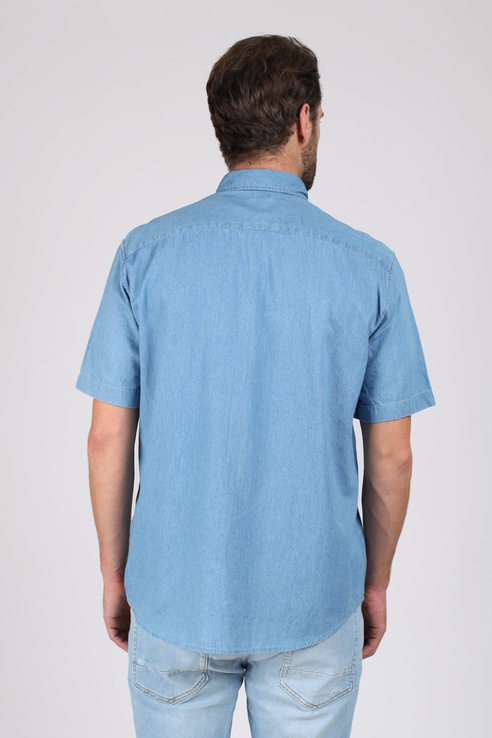 Рубашка мужская Tom Farr T M2420.33 голубая M