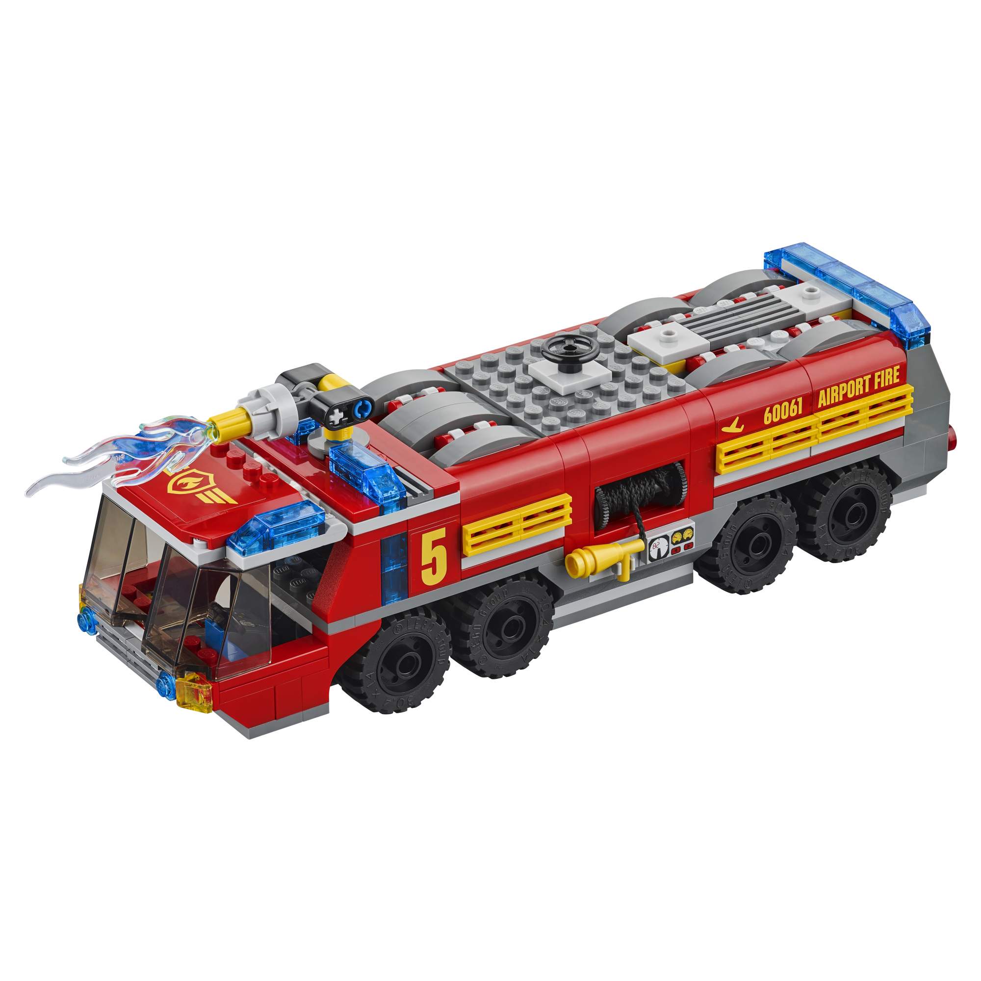 Конструктор LEGO City Great Vehicles Пожарная машина для аэропорта (60061)  - отзывы покупателей на Мегамаркет