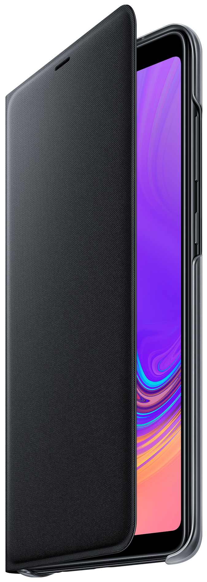 Универсальный чехол для смартфона Samsung Wallet Cover для Galaxy A9 (2018) Black