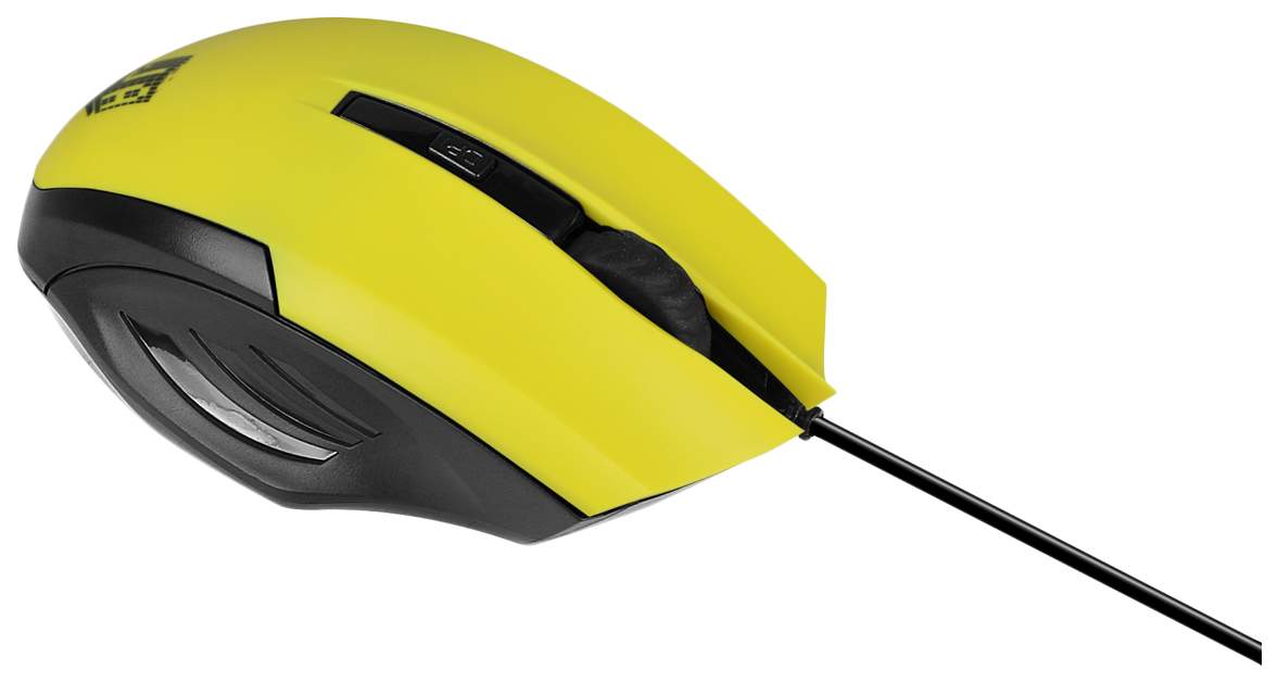 Игровая мышь Jet.A Comfort OM-U54 Yellow/Black
