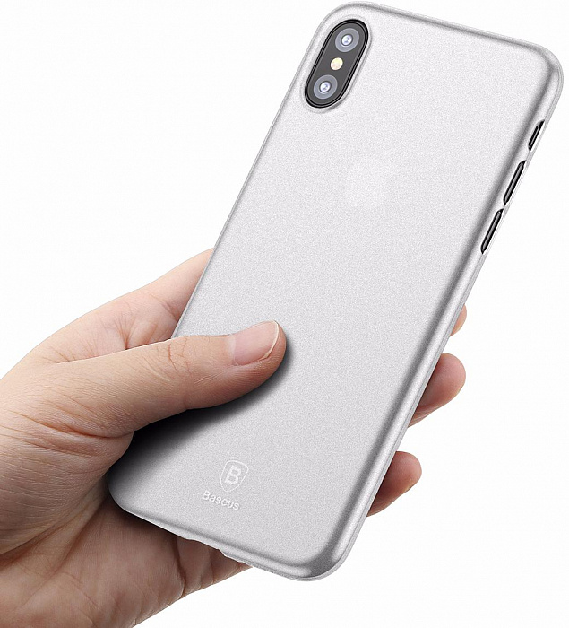 Чехол-накладка Baseus Wing Case (WIAPIPHX-02) для Apple iPhone X (Transparent White)