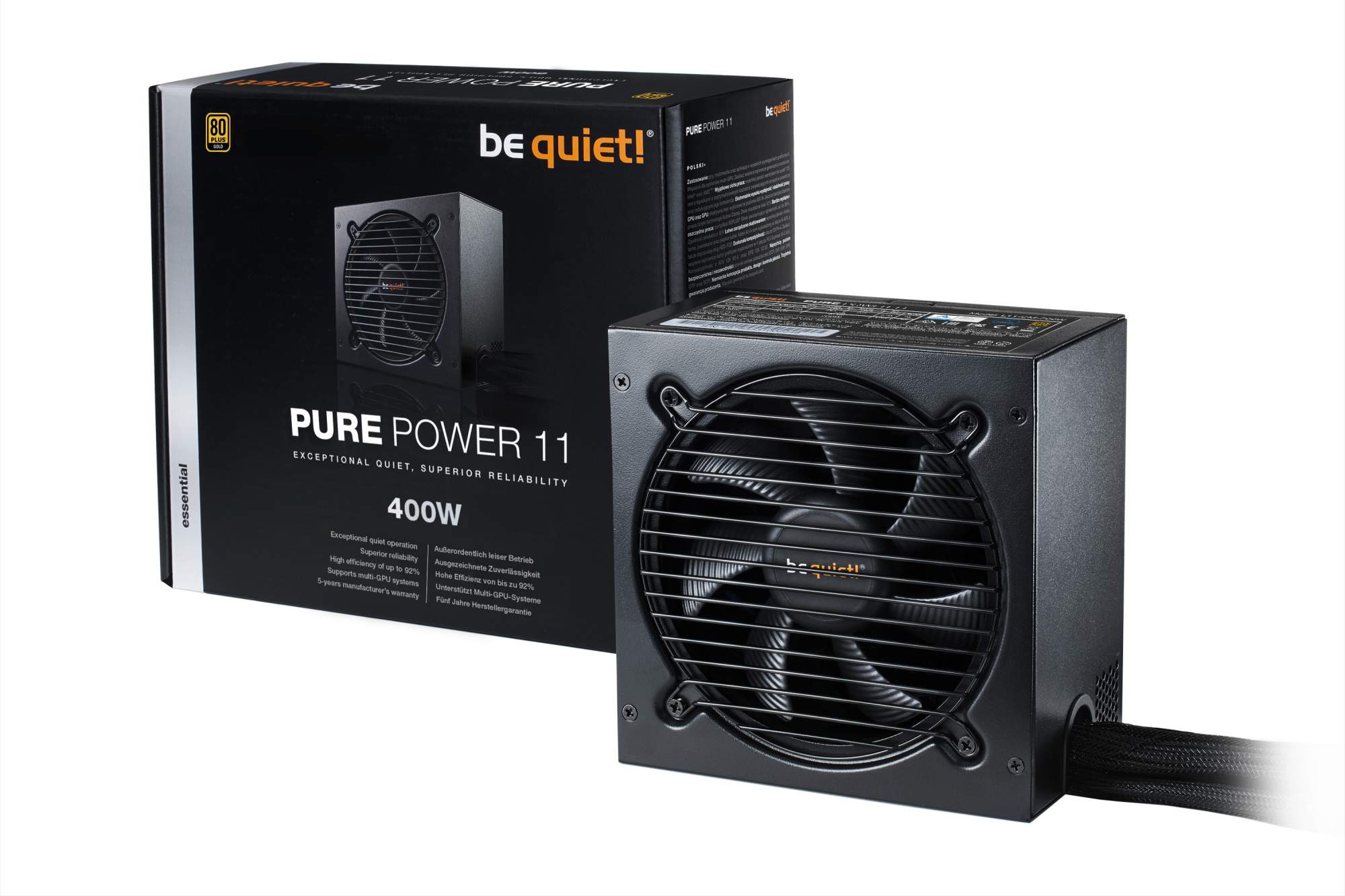 Блок питания be quiet! Pure Power 11 400W 400W (BN292) - отзывы покупателей  на маркетплейсе Мегамаркет | Артикул: 100024567305