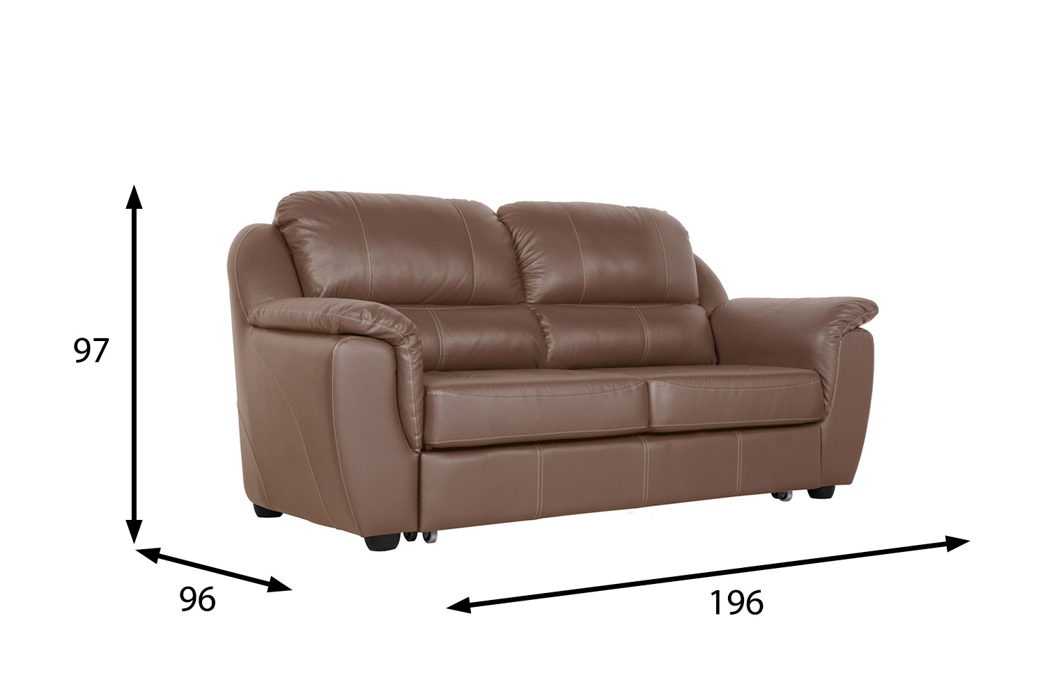 кожаный диван угловой размеры