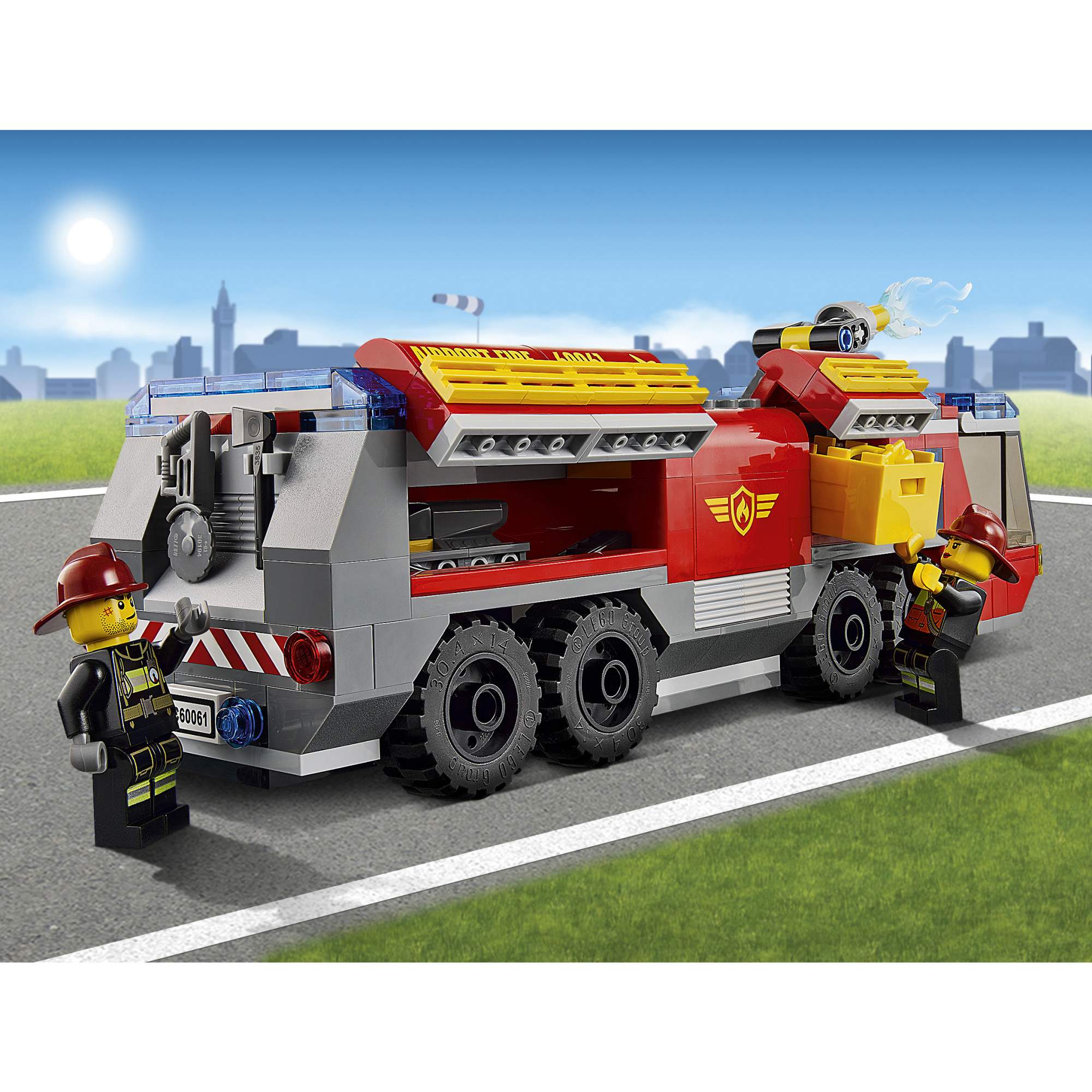 Конструктор LEGO City Great Vehicles Пожарная машина для аэропорта (60061)  - отзывы покупателей на Мегамаркет