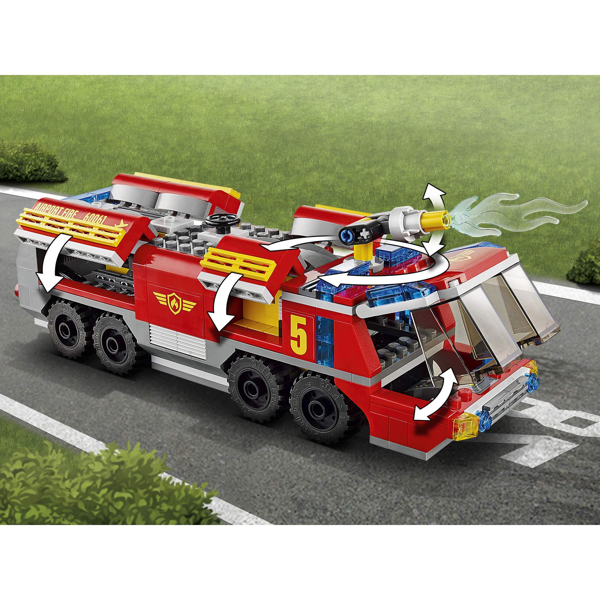 Lego city airport fire truck 60061 online