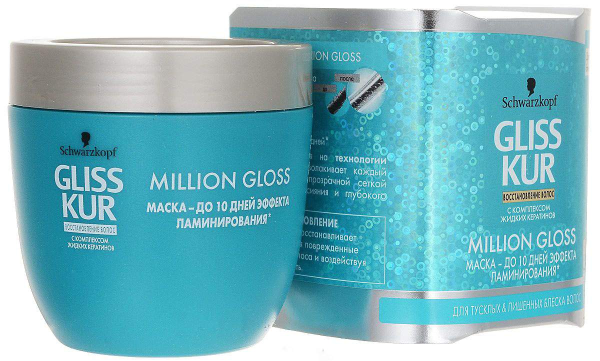 Маски 10 маска для волос отзывы. Gliss Kur million Gloss Schwarzkopf. Gliss Kur маска для волос. Gliss Kur шампунь million Gloss. Маска для волос Gliss Kur блеск.