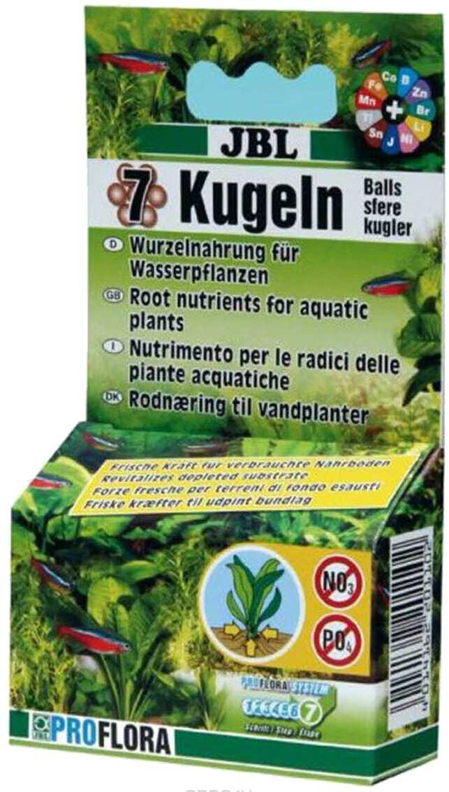 Удобрение для аквариумных растений JBL Die 7 Kugeln 7 шариков 300 мл