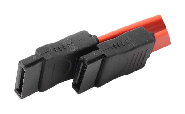 Кабель VCOM SATA 7 pin-SATA 7 pin, M-M 0,5м Red (VHC7660-0.5M)