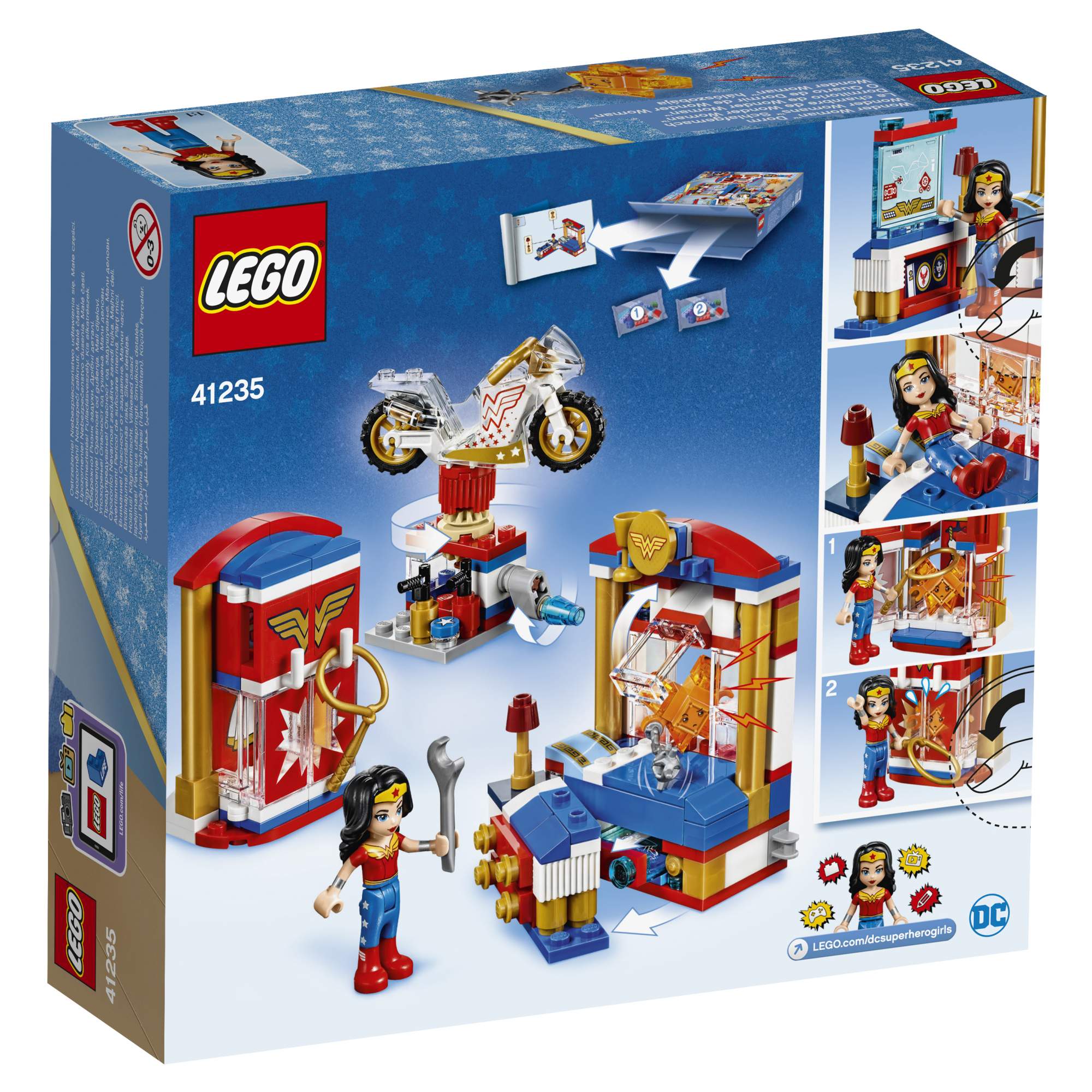 Купить конструктор LEGO DC Super Hero Girls Дом Чудо-женщины (41235), цены  на Мегамаркет | Артикул: 100000075306