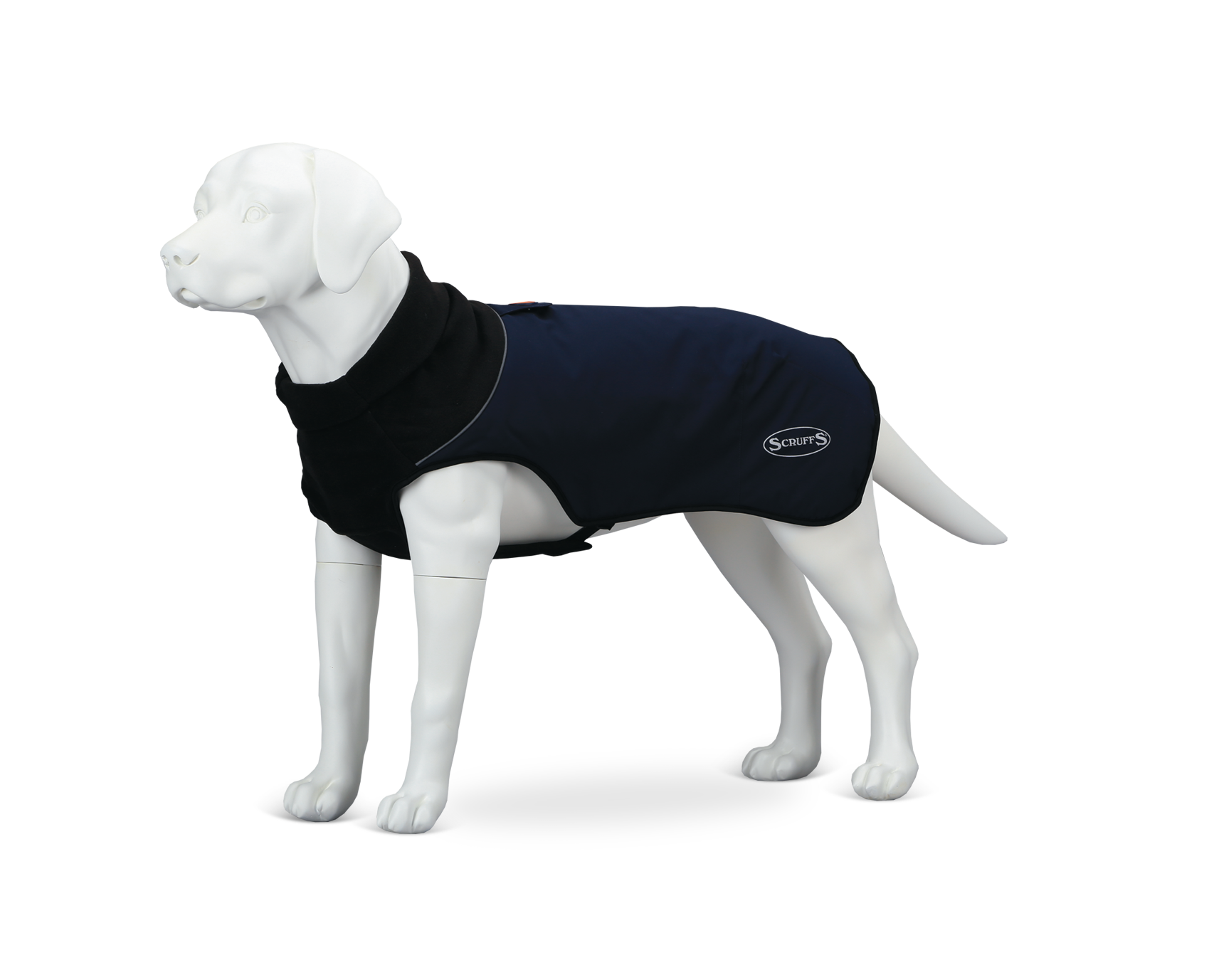 Попона для собак Scruffs Thermal, согревающая, унисекс, темно-синяя, длина спины 60 см
