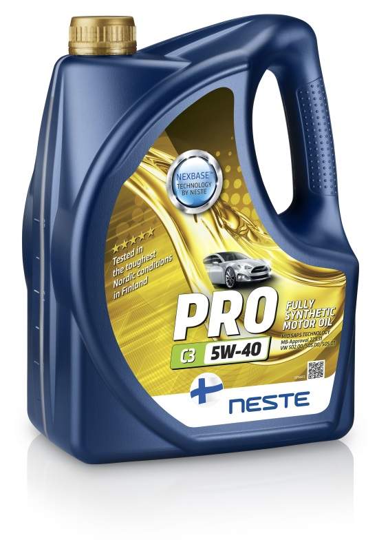 Моторное масло Neste Oil синтетическое 117345 Pro C3 5W40 4л - купить в Москве, цены на Мегамаркет | 100023960007