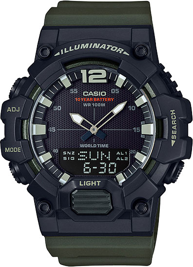 Наручные часы кварцевые мужские Casio Illuminator Collection HDC-700-3A - купить, цены на Мегамаркет