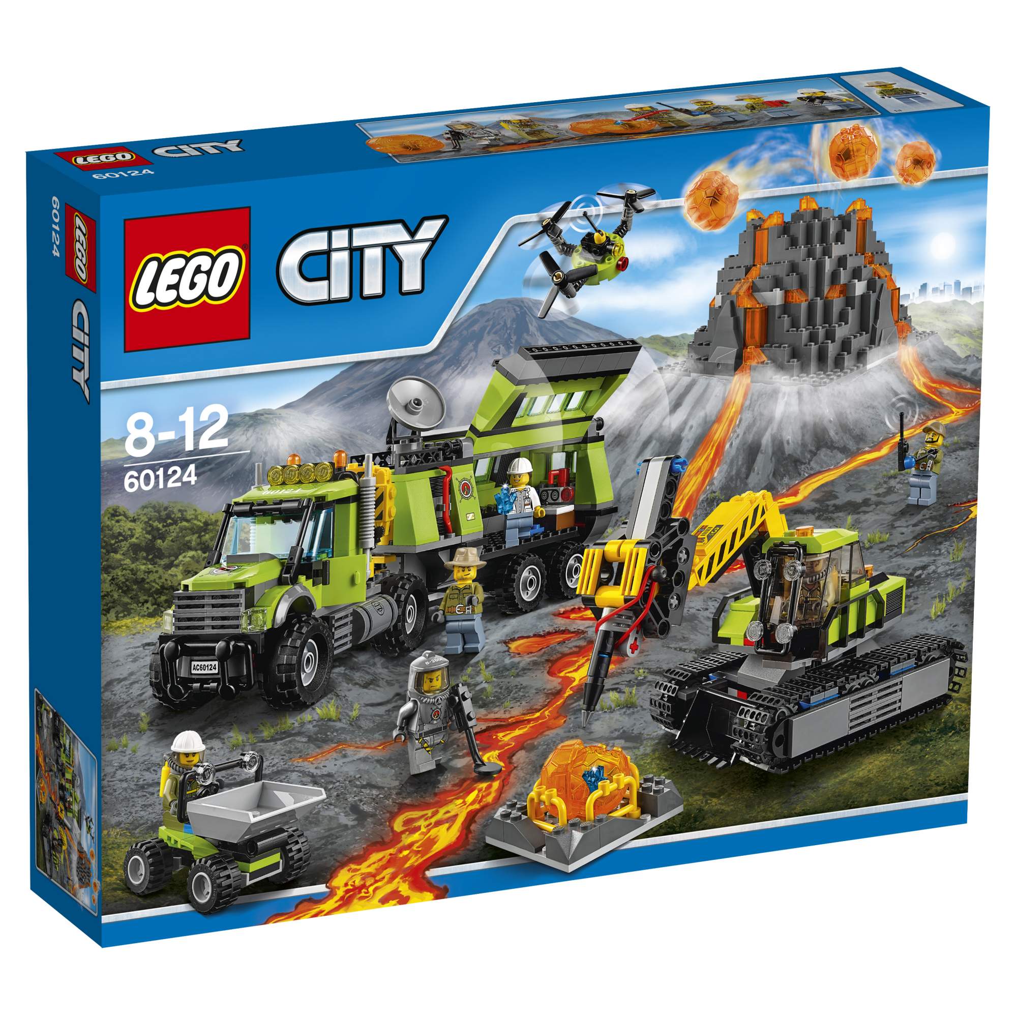 Lego sales minecraft volcano