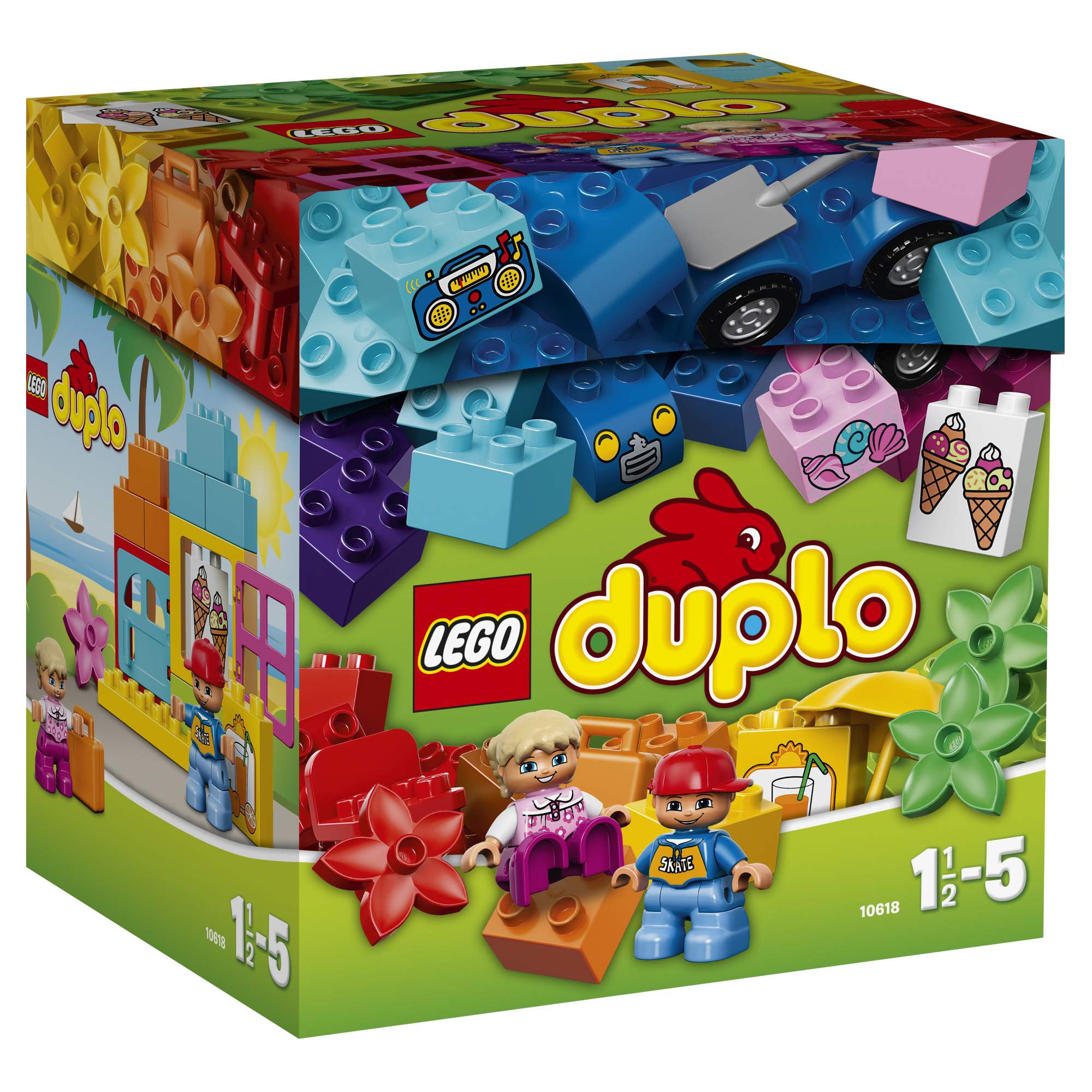 Купить конструктор LEGO DUPLO My First Весёлые каникулы (10618), цены на  Мегамаркет | Артикул: 100000075807