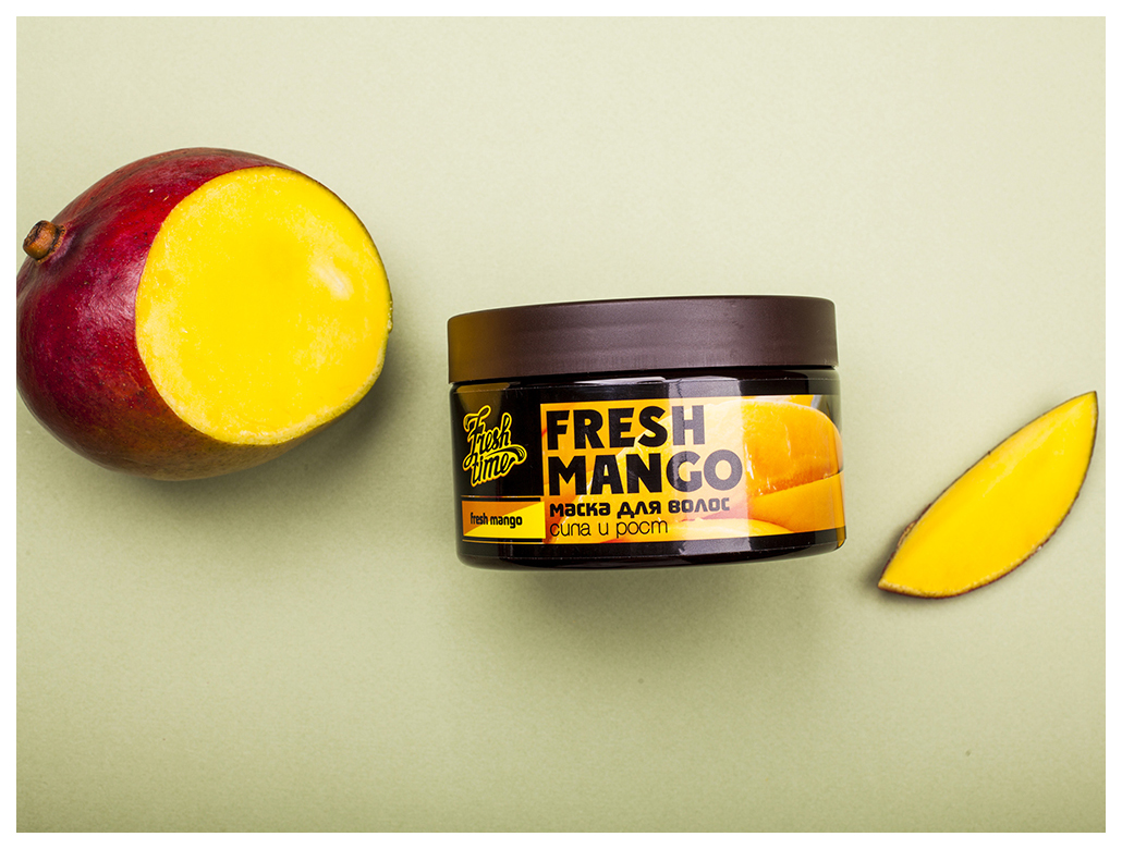 <b>Маска</b> для волос L&apos;Cosmetics Fresh <b>Mango</b> Сила и рост 250 мл № 2.