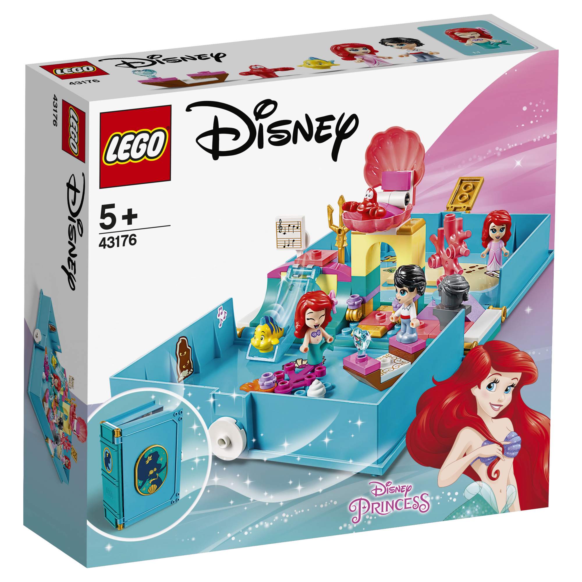 Конструктор LEGO Disney Princess 43176 Книга сказочных приключений Ариэль