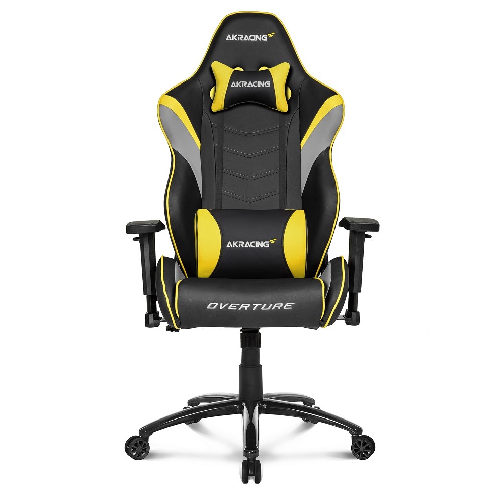 Игровое кресло AKRacing OVERTURE 13218-5, желтый/черный