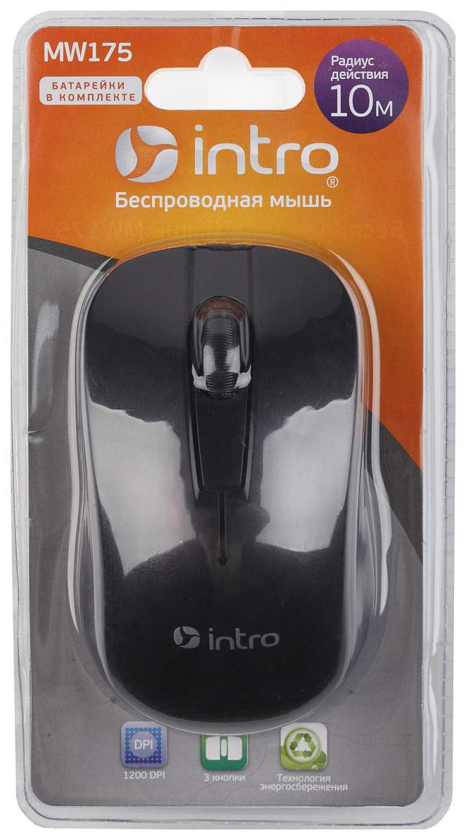 Беспроводная мышь intro. Беспроводная мышь Intro mw175. Мышь Intro 25 Wireless Black mw175 (40/840).