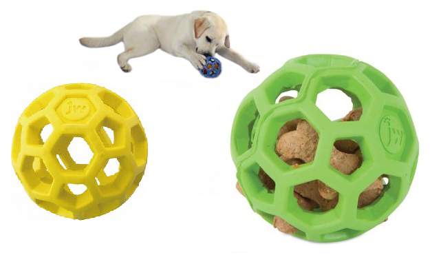 Жевательная игрушка для собак JW Hol-ee Roller Dog Toys mini Мяч сетчатый, 4 см