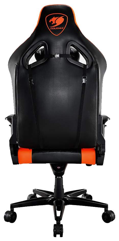 Кресло компьютерное игровое cougar armor titan black orange