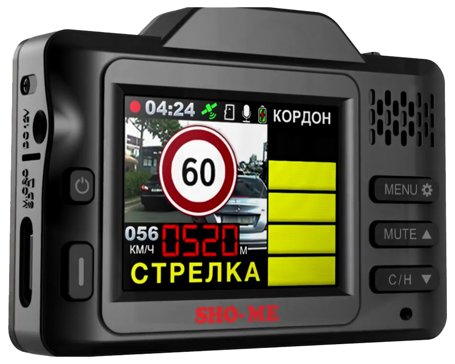 Видеорегистратор с радар детектором sho me combo mini wifi gps глонасс инструкция