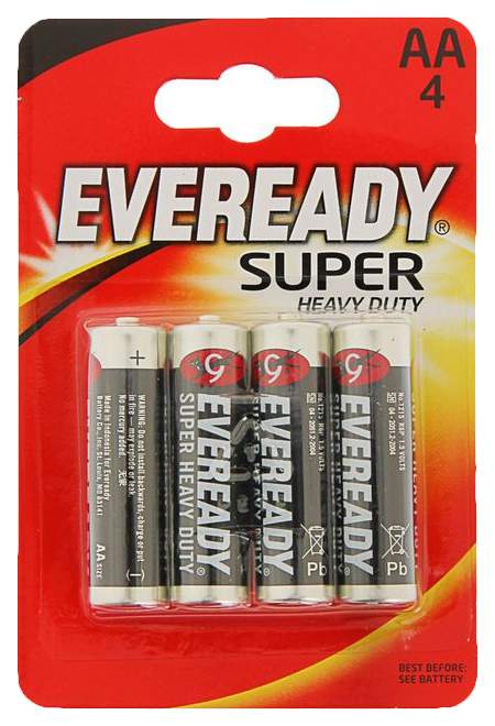 Батарейка Energizer Eveready Super Heavy Duty 4 шт