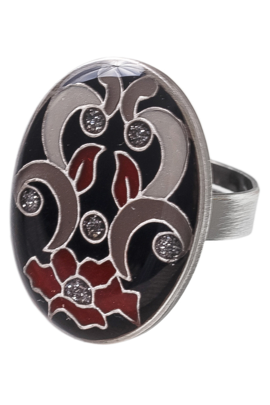 Кольцо женское Clara Bijoux K74898-8 серое