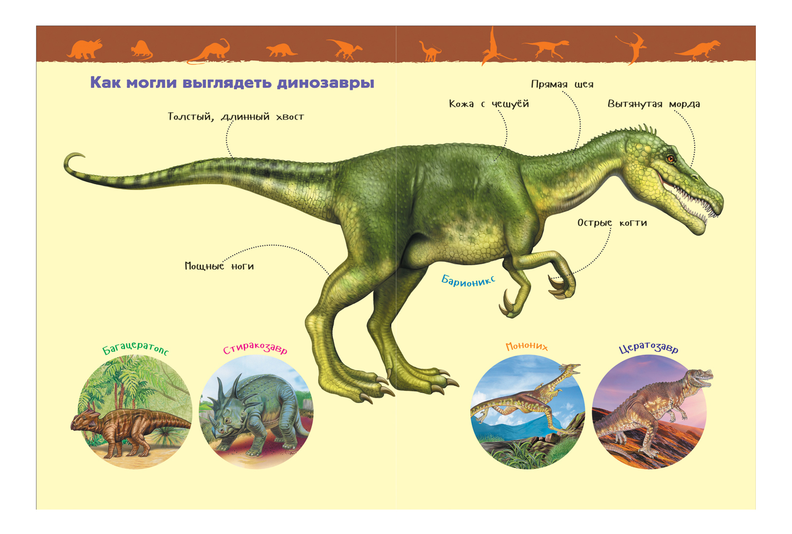 Энциклопедия про динозавров для детей с картинками