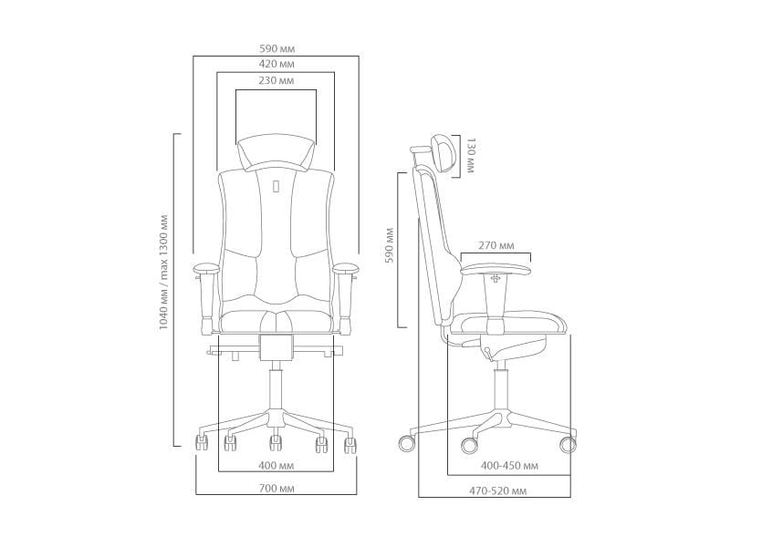 Кресло kulik system elegance