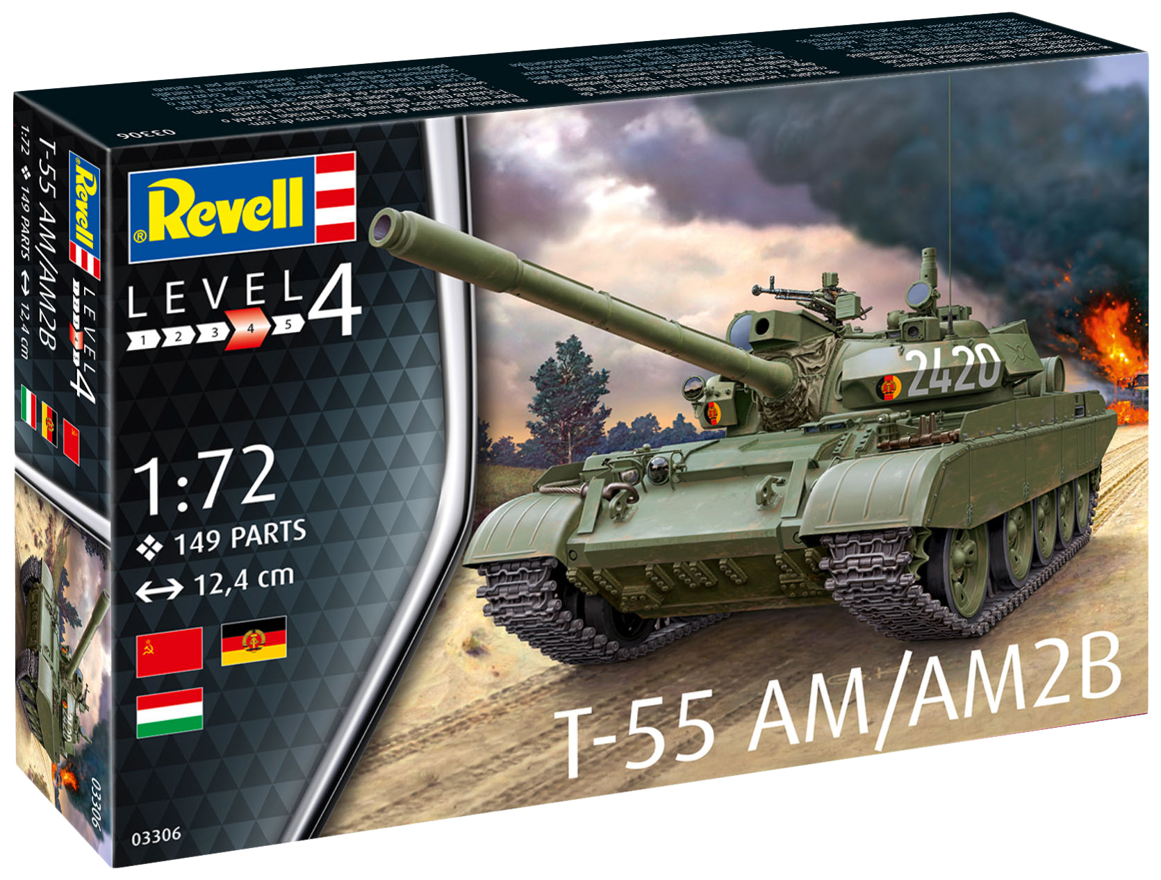    T-55AM  T-55AM2B 172 Revell -      