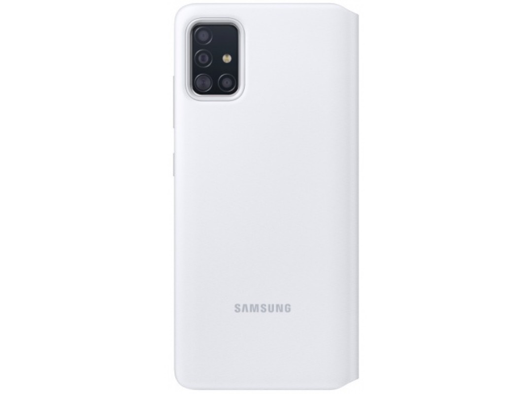 Чехол Samsung S View Wallet Cover A71 для A71 White