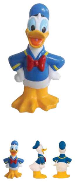 Игрушка-пищалка для собак Triol Disney Donald из винила, белый, желтый, синий, 14,5 см