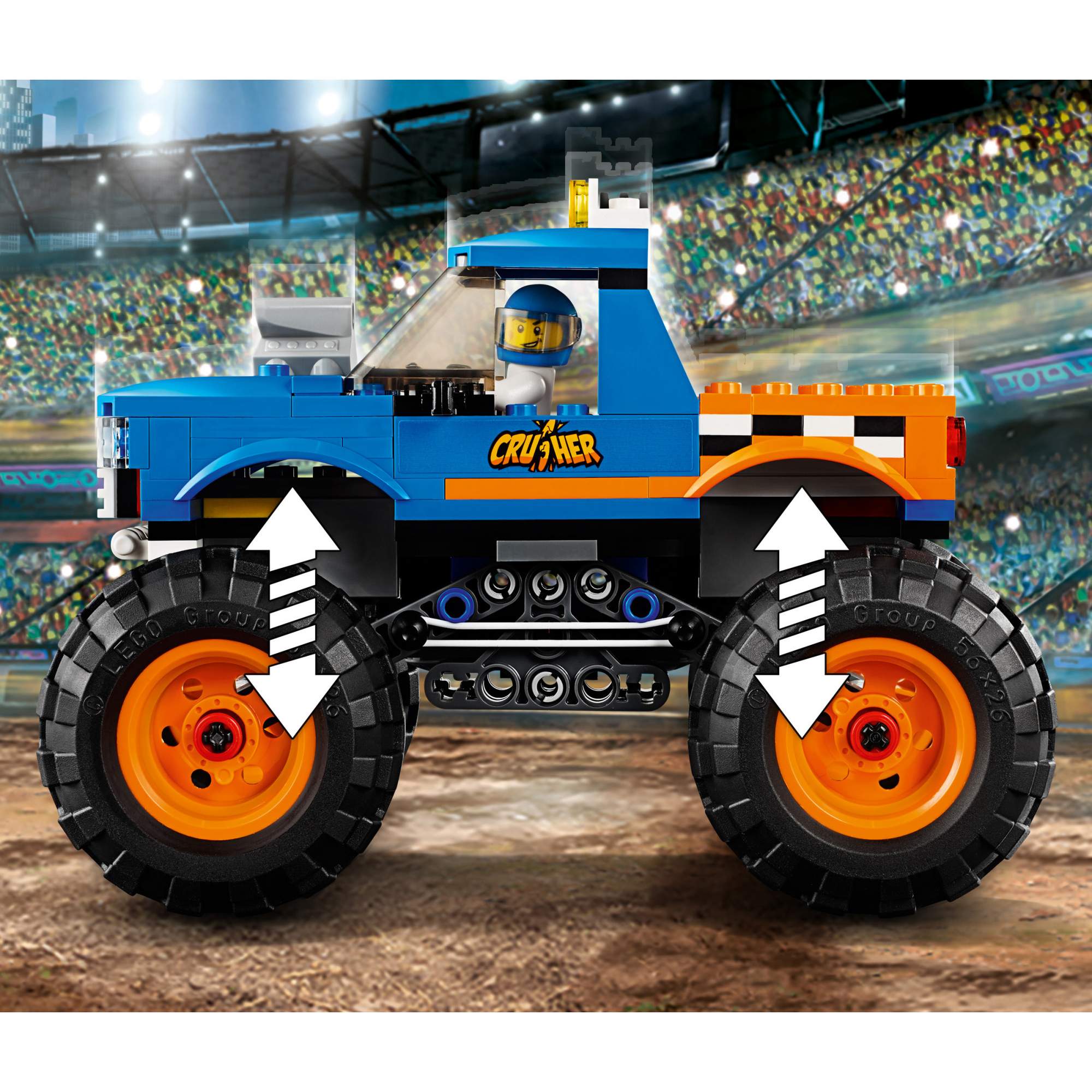 Конструктор LEGO City Great Vehicles Монстр-трак (60180)
