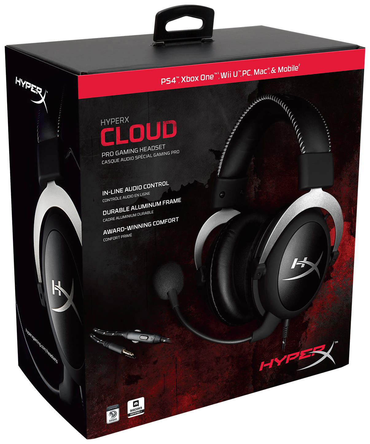 HyperX Cloud Silver Pro Silver Black