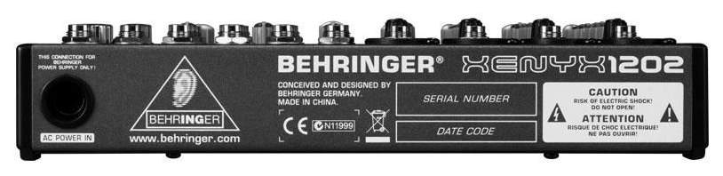 Микшерный пульт Behringer Xenyx 1202