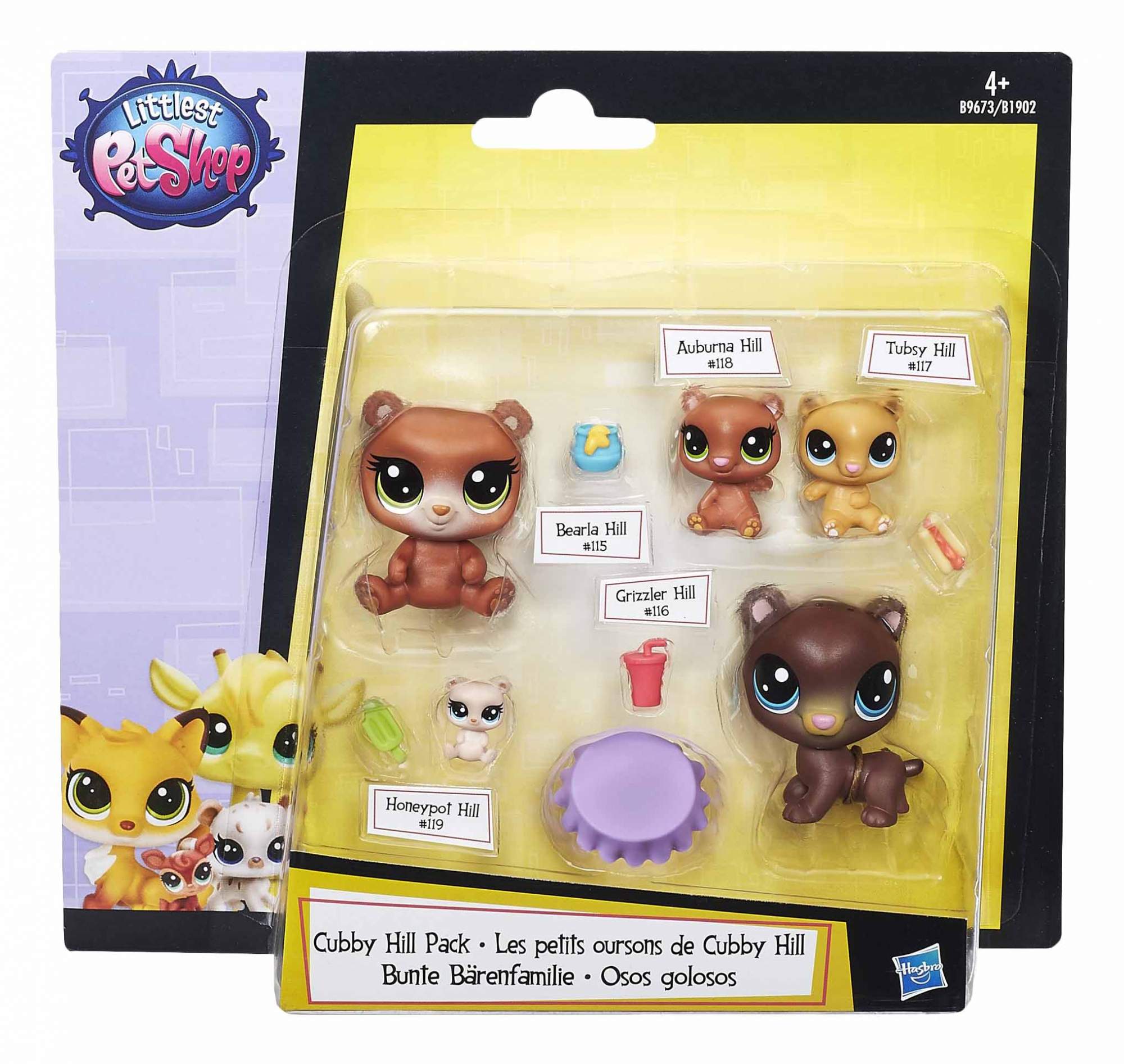 Игровой набор Littlest Pet Shop Hasbro Littlest Pet Shop Дочки-матери.  Медвежата – купить в Москве, цены в интернет-магазинах на Мегамаркет