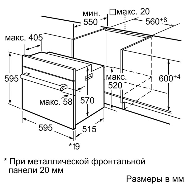 Bosch духовой шкаф электрический характеристики