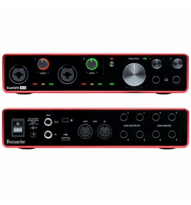 Звуковая карта focusrite scarlett