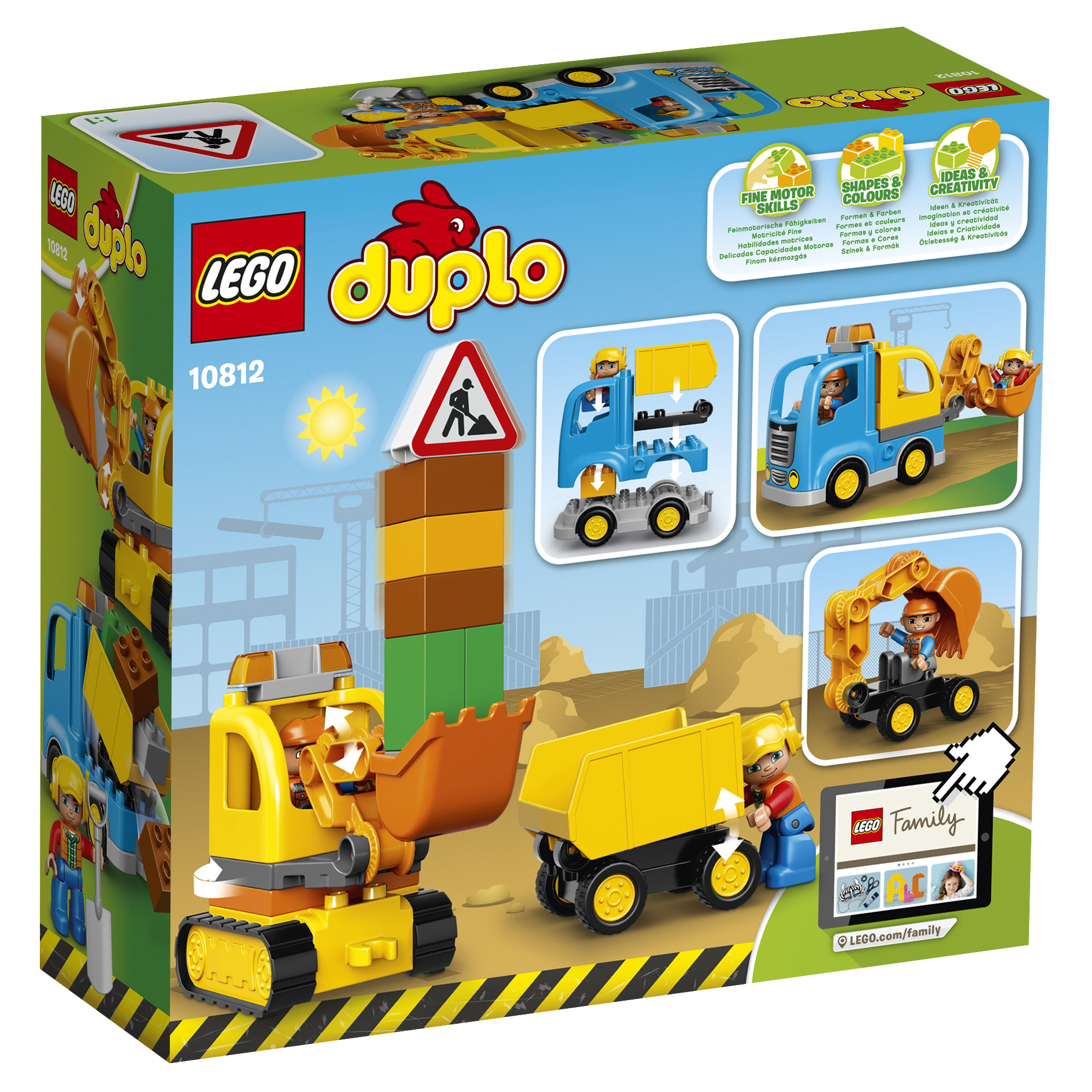 Lego duplo 10812 truck & tracked excavator toy on sale