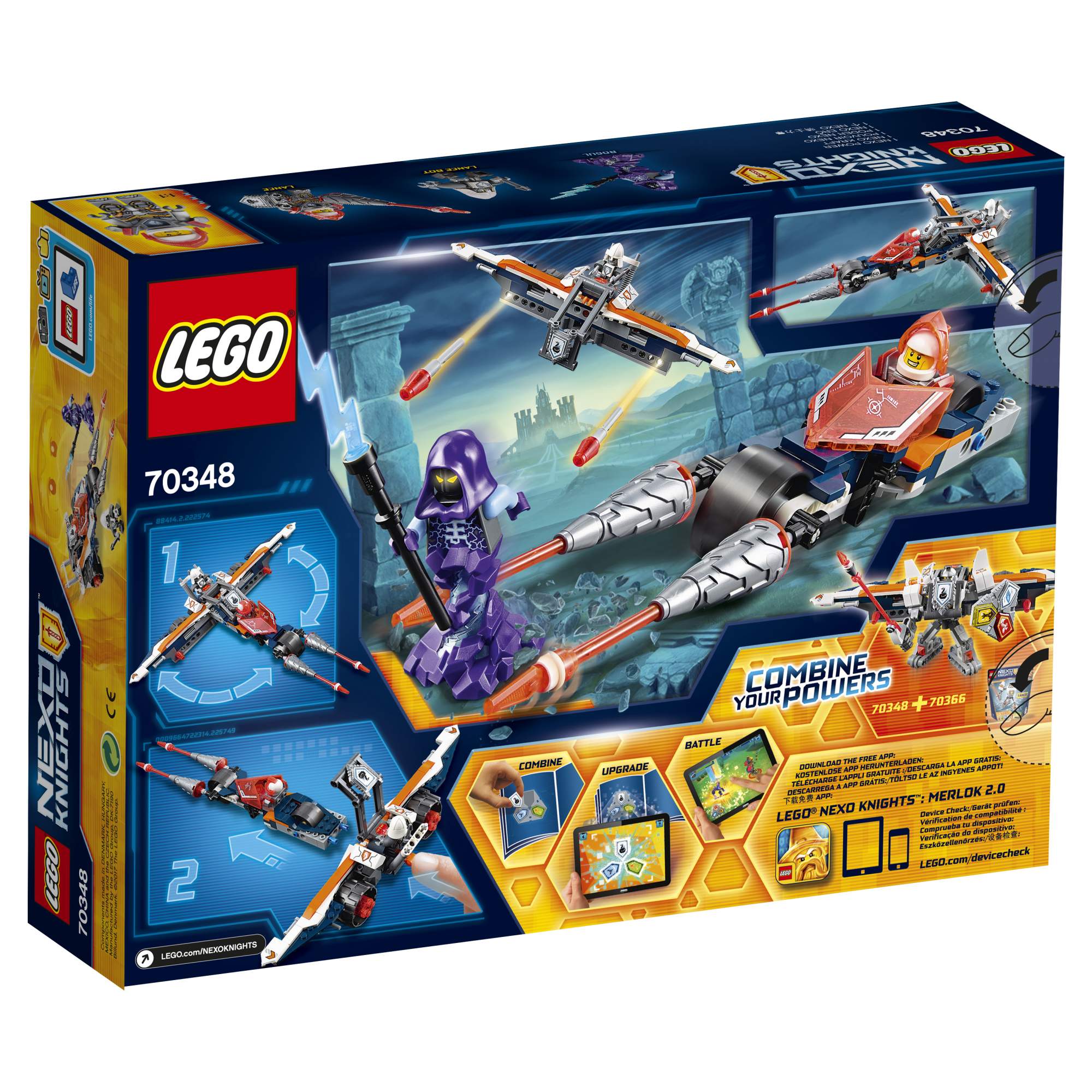 Отзывы - Конструктор <b>LEGO</b> <b>Nexo</b> <b>Knights</b> Турнирная машина <b>Ланса</b> (70348) .