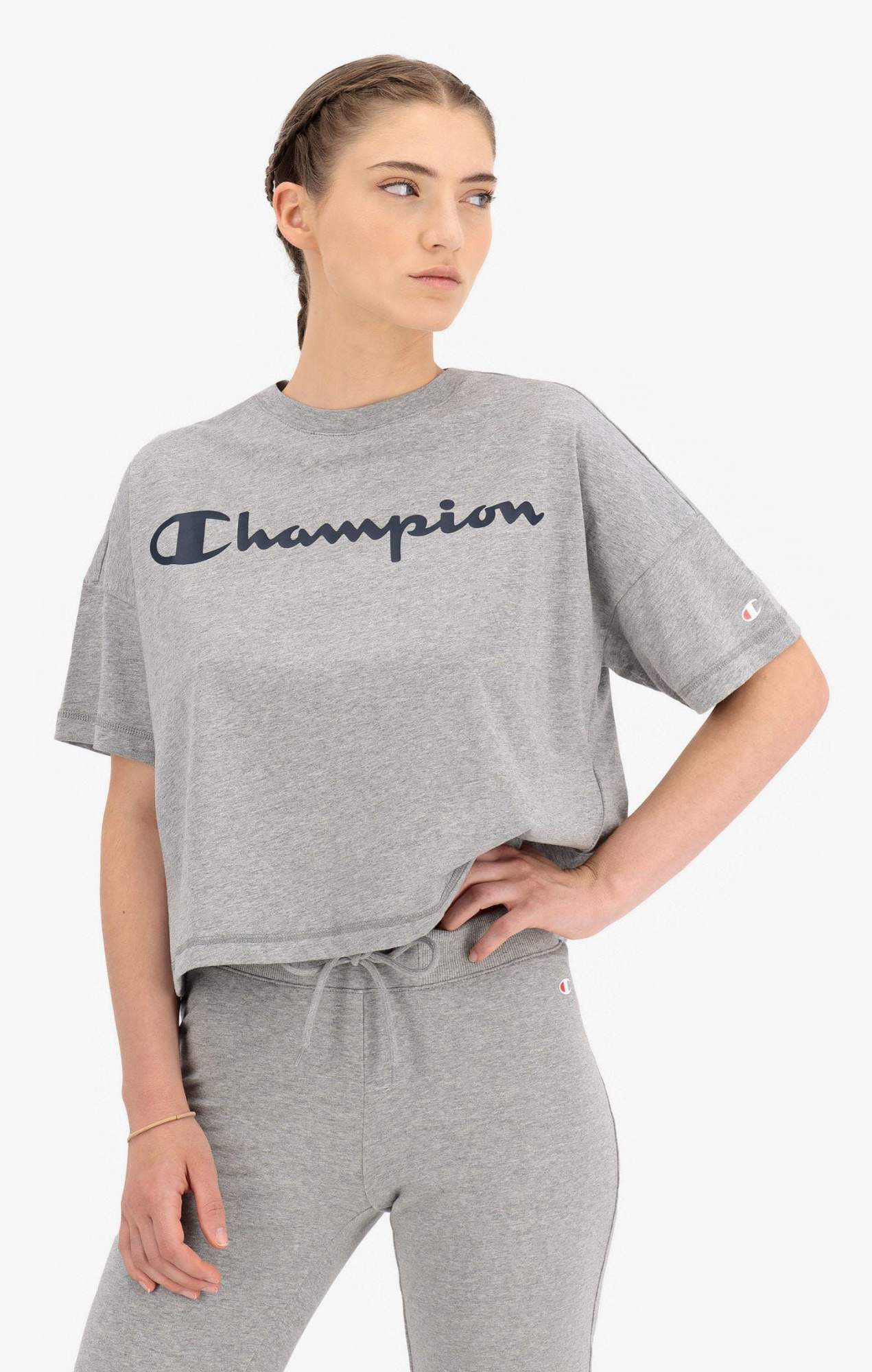 Футболка женская Champion 114432 серая M