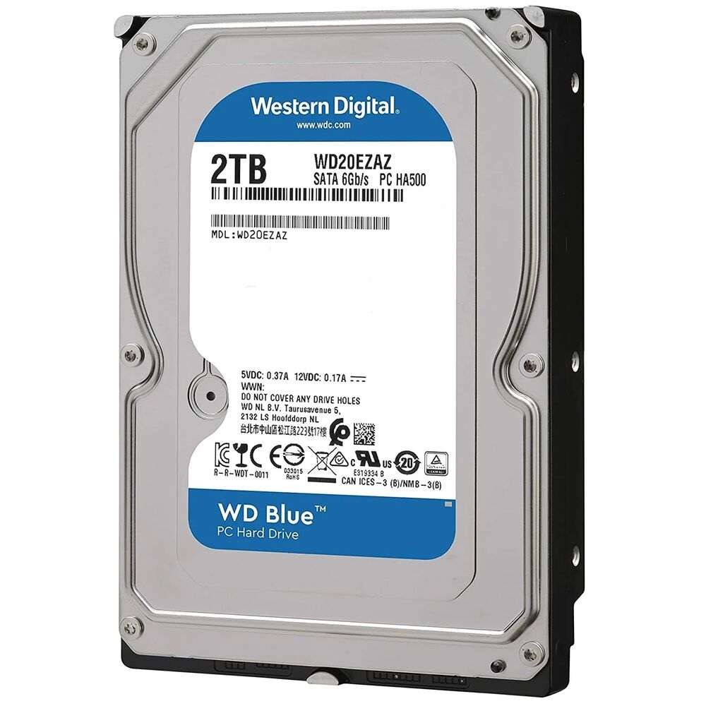 Жесткий диск WD Blue 2ТБ (WD20EZAZ) - купить в Москве, цены в  интернет-магазинах Мегамаркет