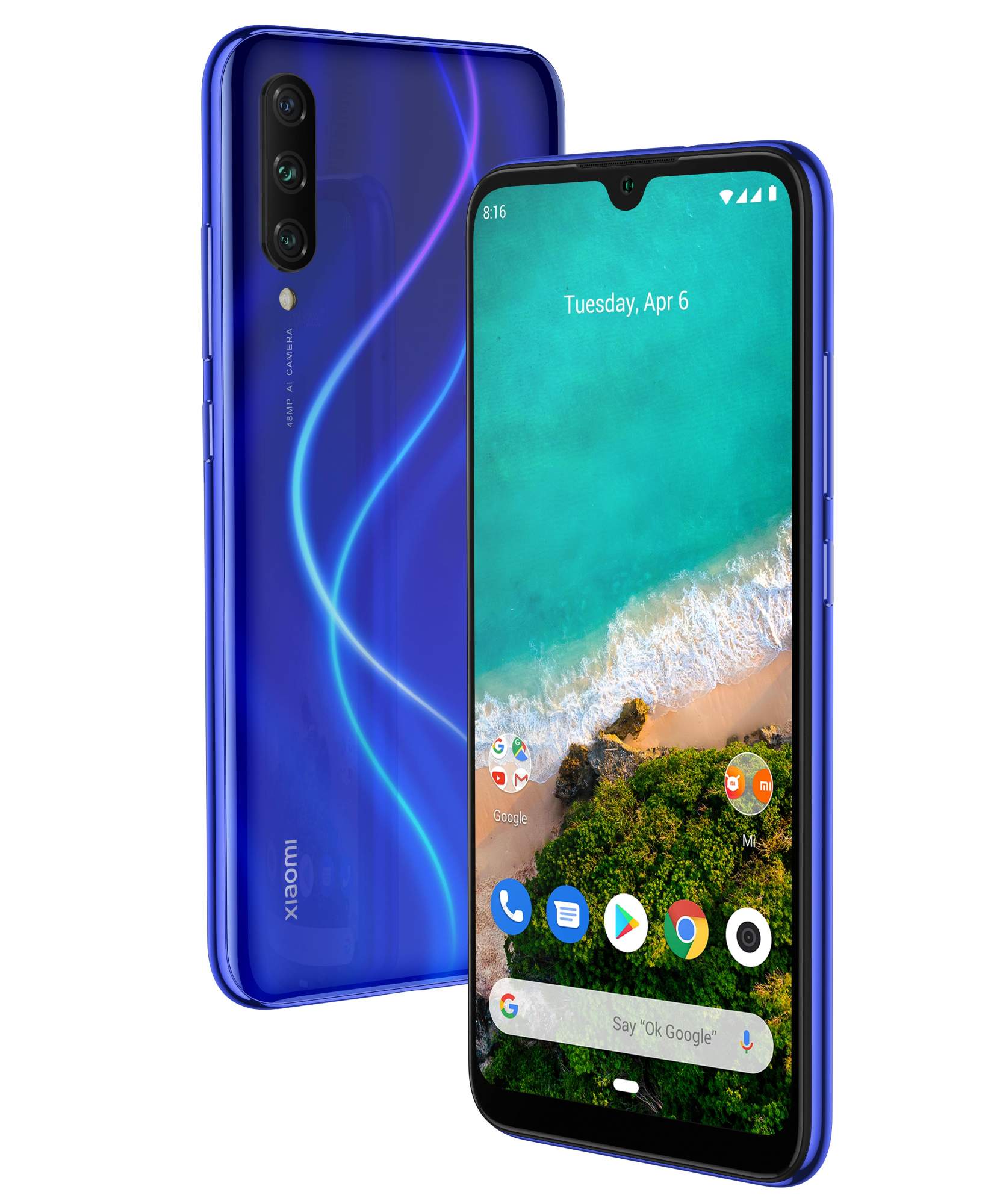 Смартфон Xiaomi Mi A3 4/64GB Not just Blue - отзывы покупателей на  Мегамаркет