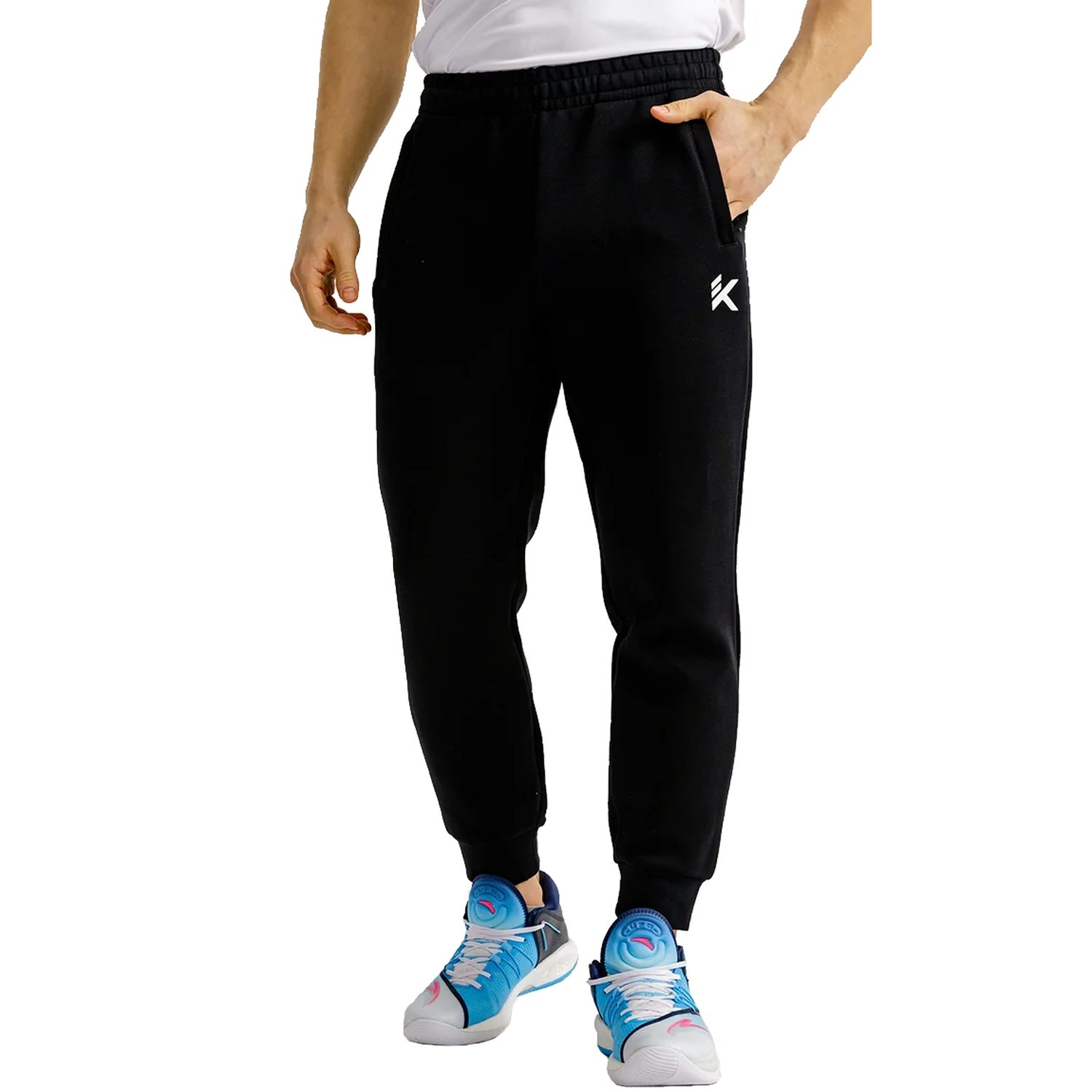 Спортивные брюки мужские Anta KT KNIT TRACK PANTS черные S - купить в Anta Sport Rus, цена на Мегамаркет