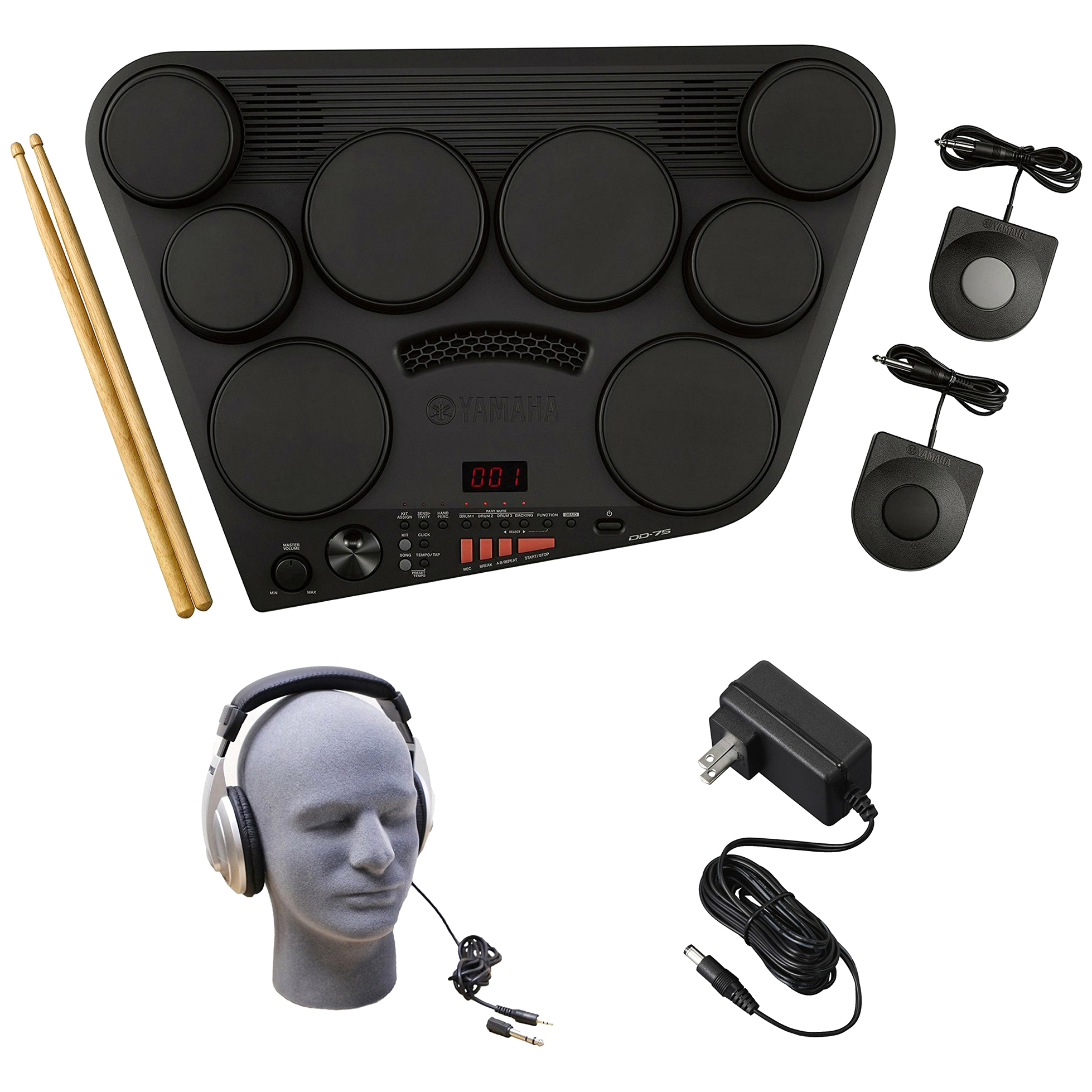 Yamaha DD-75. Барабаны электронные портативные Yamaha. Yamaha dd75 Electronic Drum Pad Deluxe.