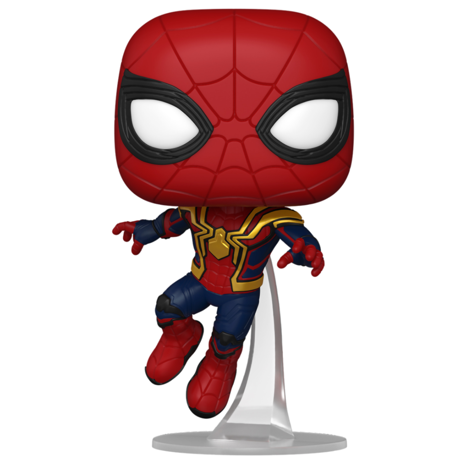 Купить фигурка Funko Головотряс Spider-Man: No Way Home - POP! - Spider-Man Leaping (Tom Holland), цены на Мегамаркет